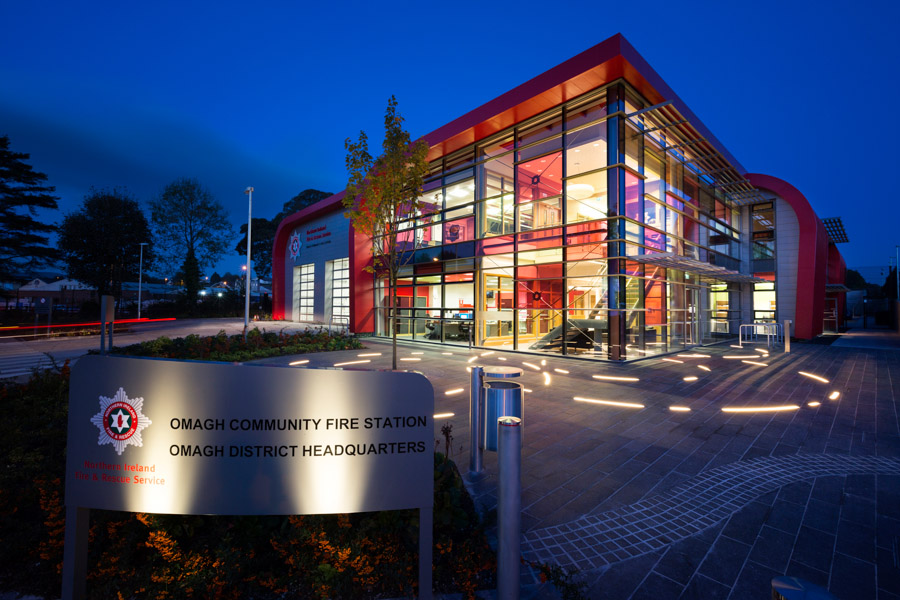 Omagh Firestation | Specialist lighting design | The Light Lab