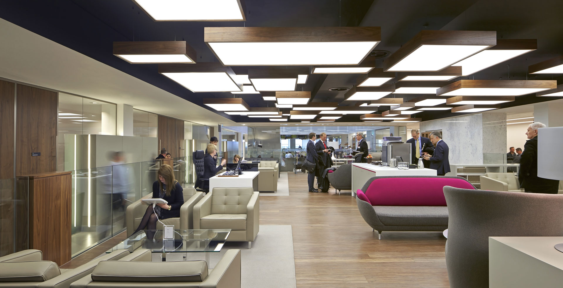 PWC, One Embankment Place | Commercial Office lighting design | The Light Lab