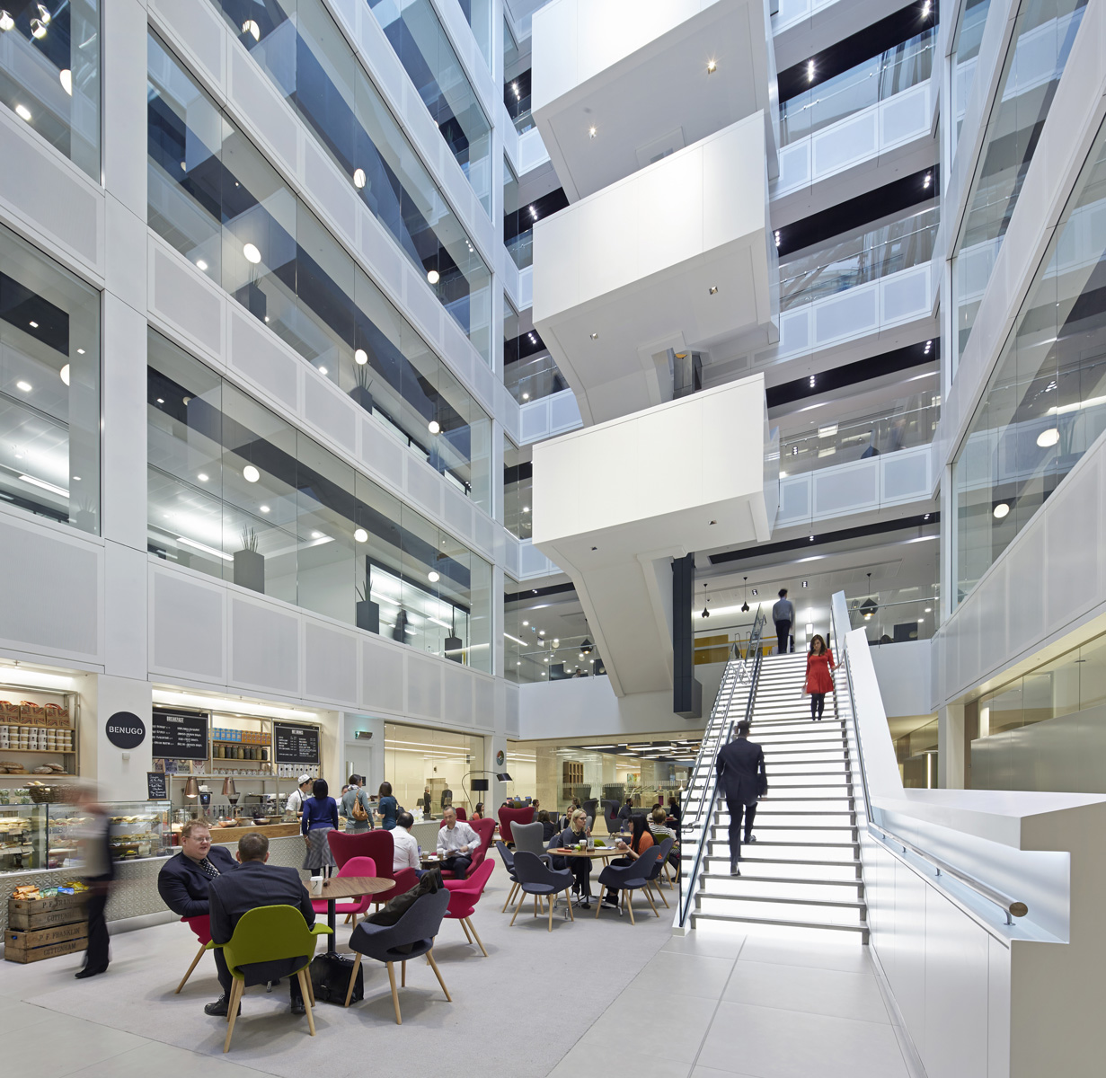 PWC, One Embankment Place | Commercial Office lighting design | The Light Lab