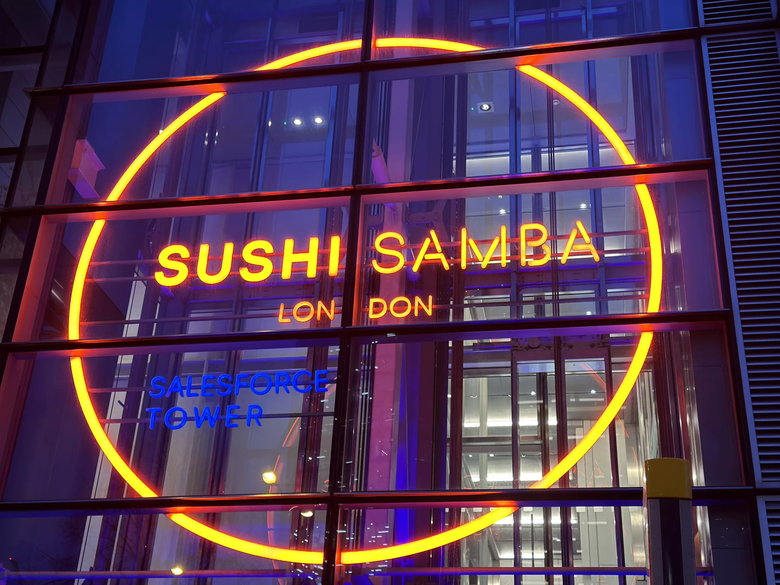 SUSHISAMBA LONDON | Bespoke illuminated signage | The Light Lab