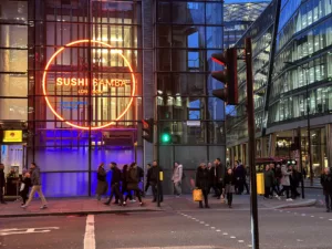 SUSHISAMBA LONDON | Bespoke illuminated signage | The Light Lab
