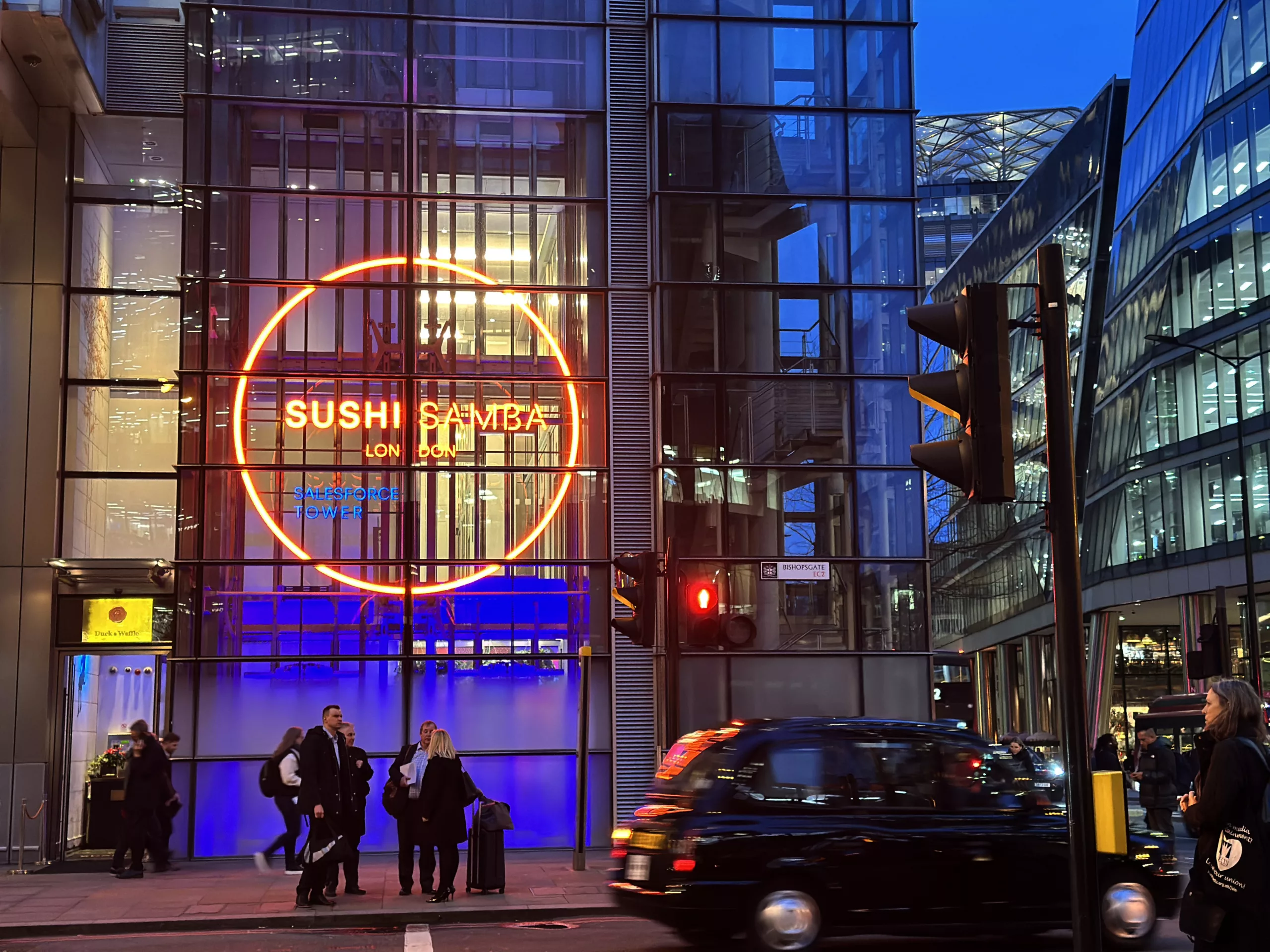 SUSHISAMBA LONDON | Bespoke illuminated signage | The Light Lab