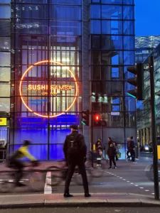 SUSHISAMBA LONDON | Bespoke illuminated signage | The Light Lab