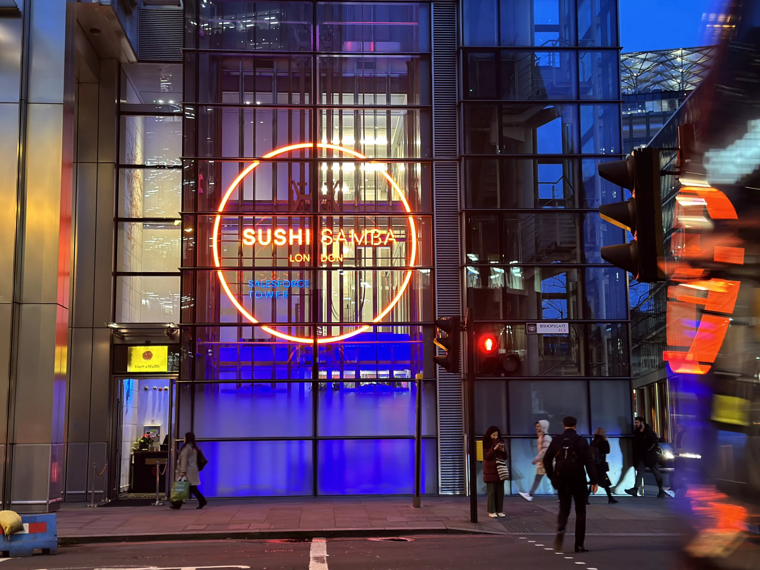 SUSHISAMBA LONDON | Bespoke illuminated signage | The Light Lab