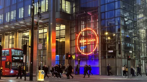 SUSHISAMBA LONDON | Bespoke illuminated signage | The Light Lab