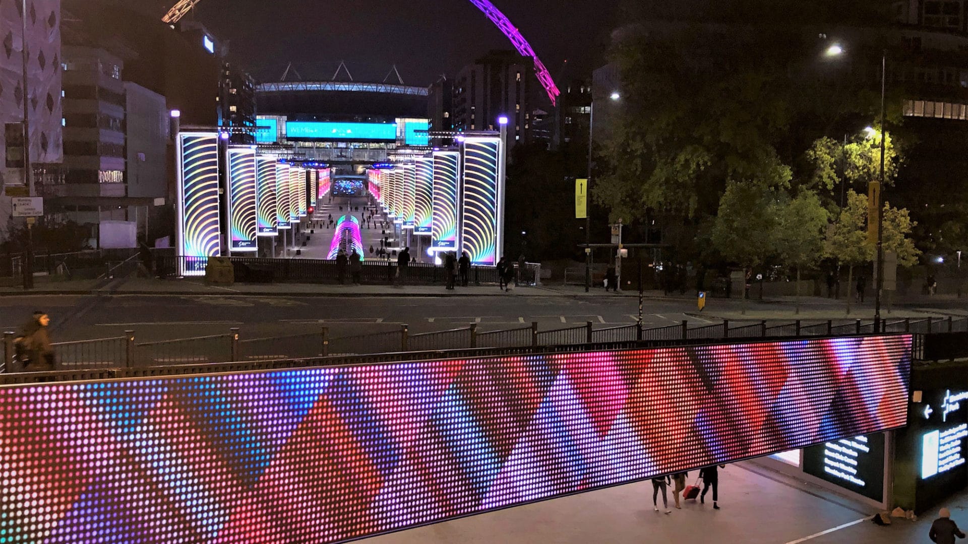 Crossover by Miriamandtom Stadium View Bobby Moore Bridge Wembley Park Credit Wembley Park