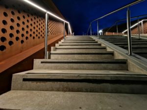 manchester airport bridge glowrail & glowline