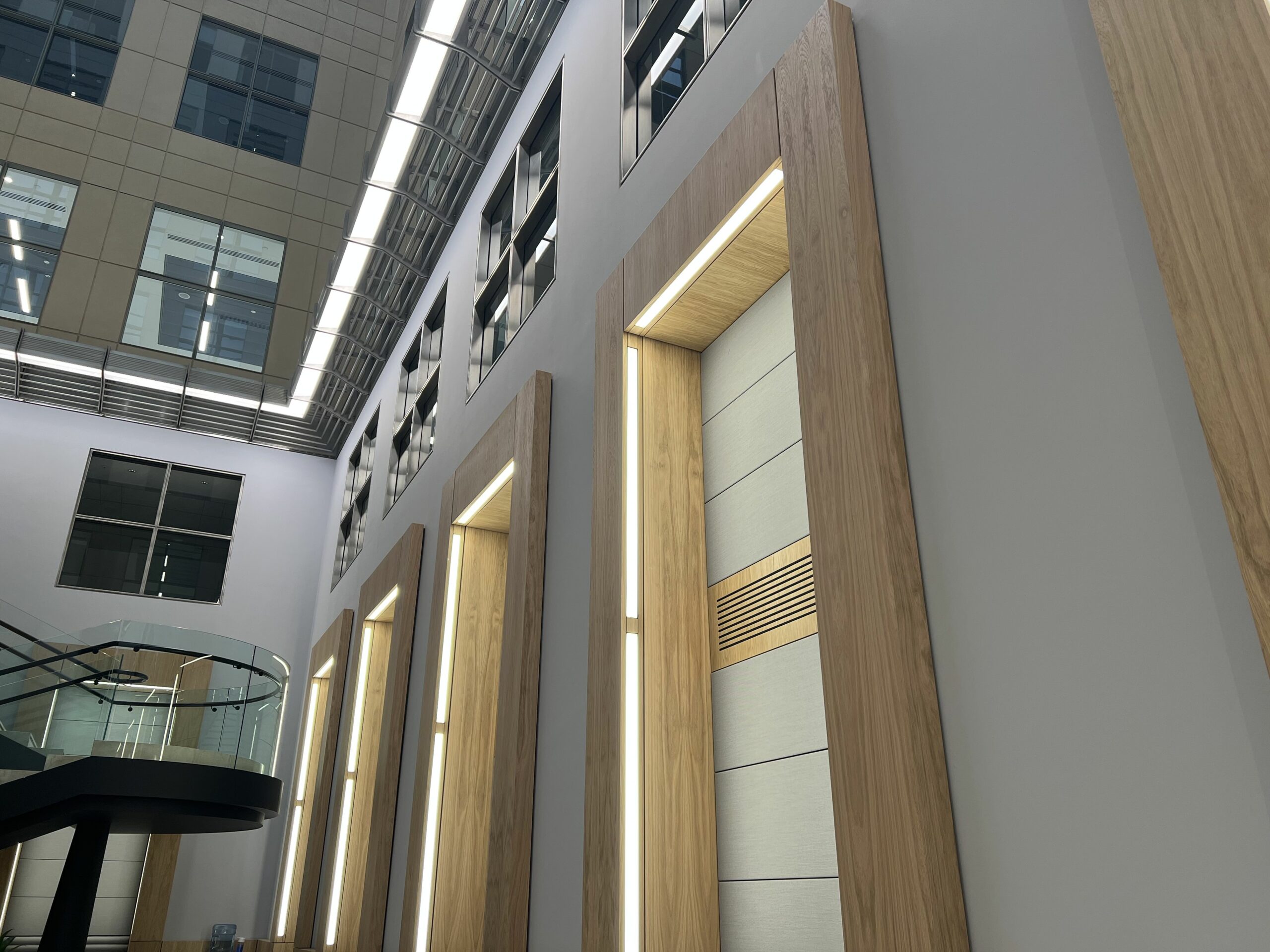 One Westferry Circus | Bespoke Linear LED Lighting | The Light Lab