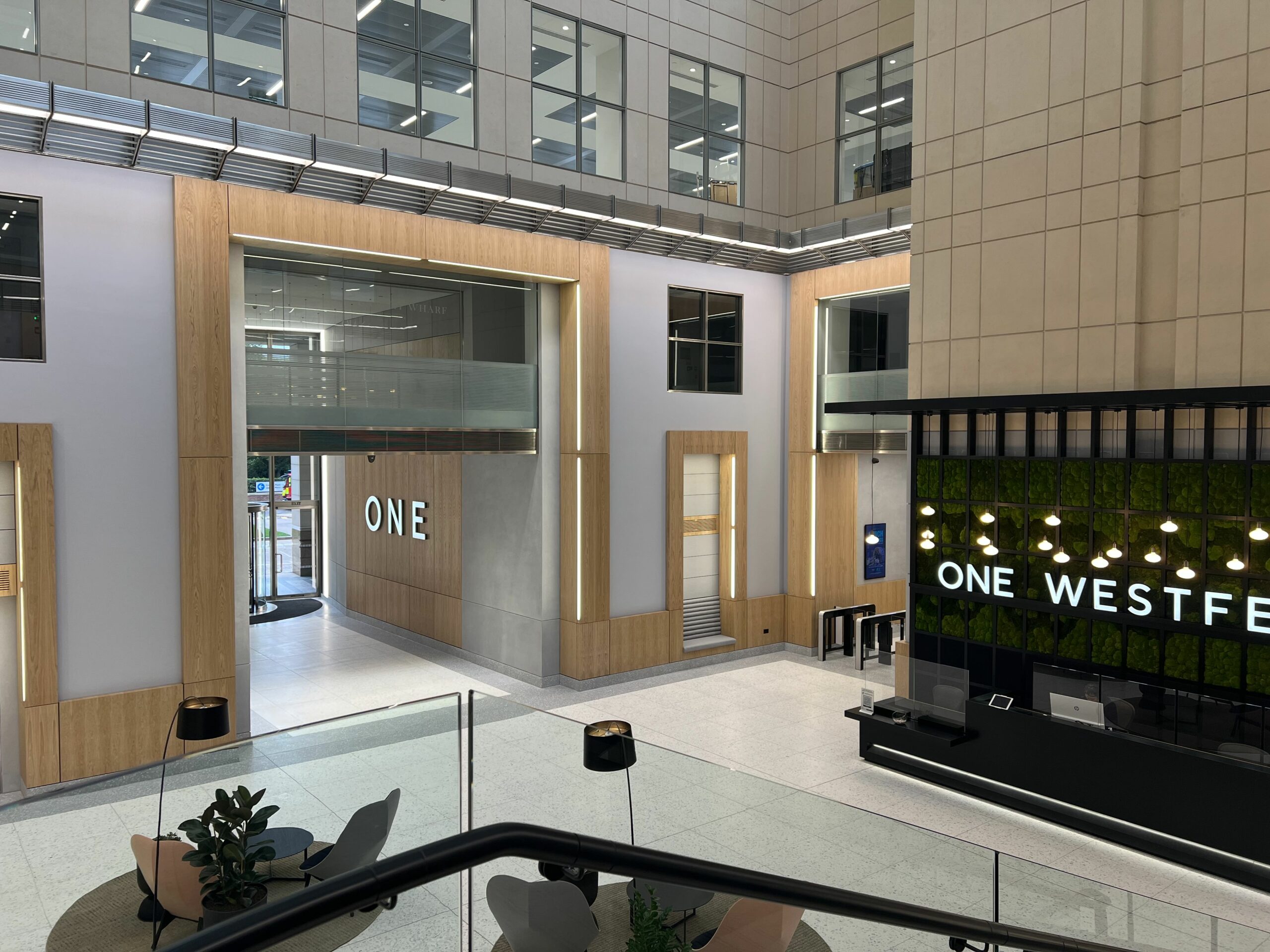 One Westferry Circus | Bespoke Linear LED Lighting | The Light Lab