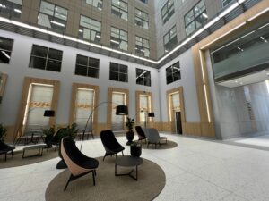 One Westferry Circus | Bespoke Linear LED Lighting | The Light Lab