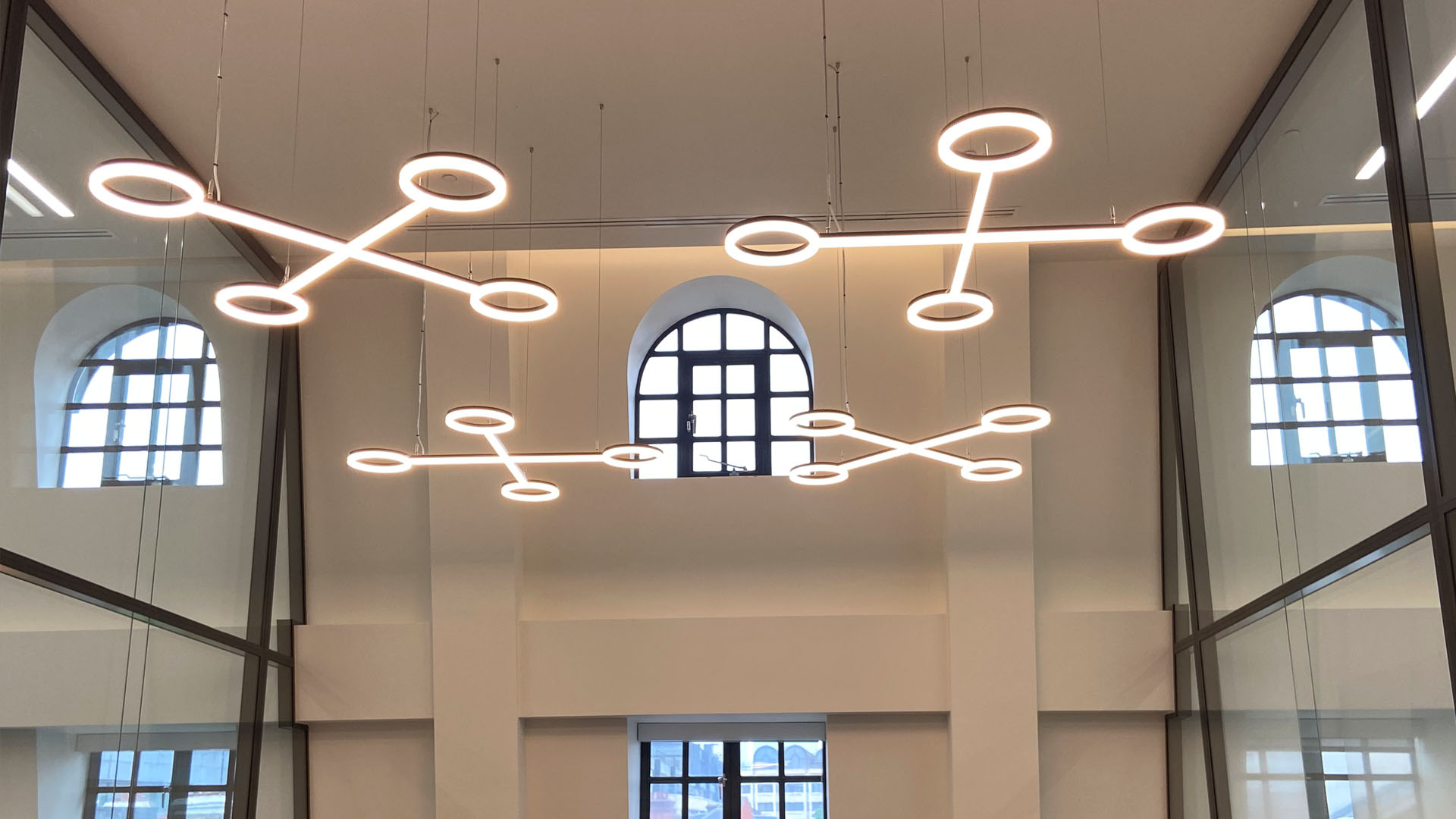 IPG Media - Bespoke Ceiling feature - The Light Lab