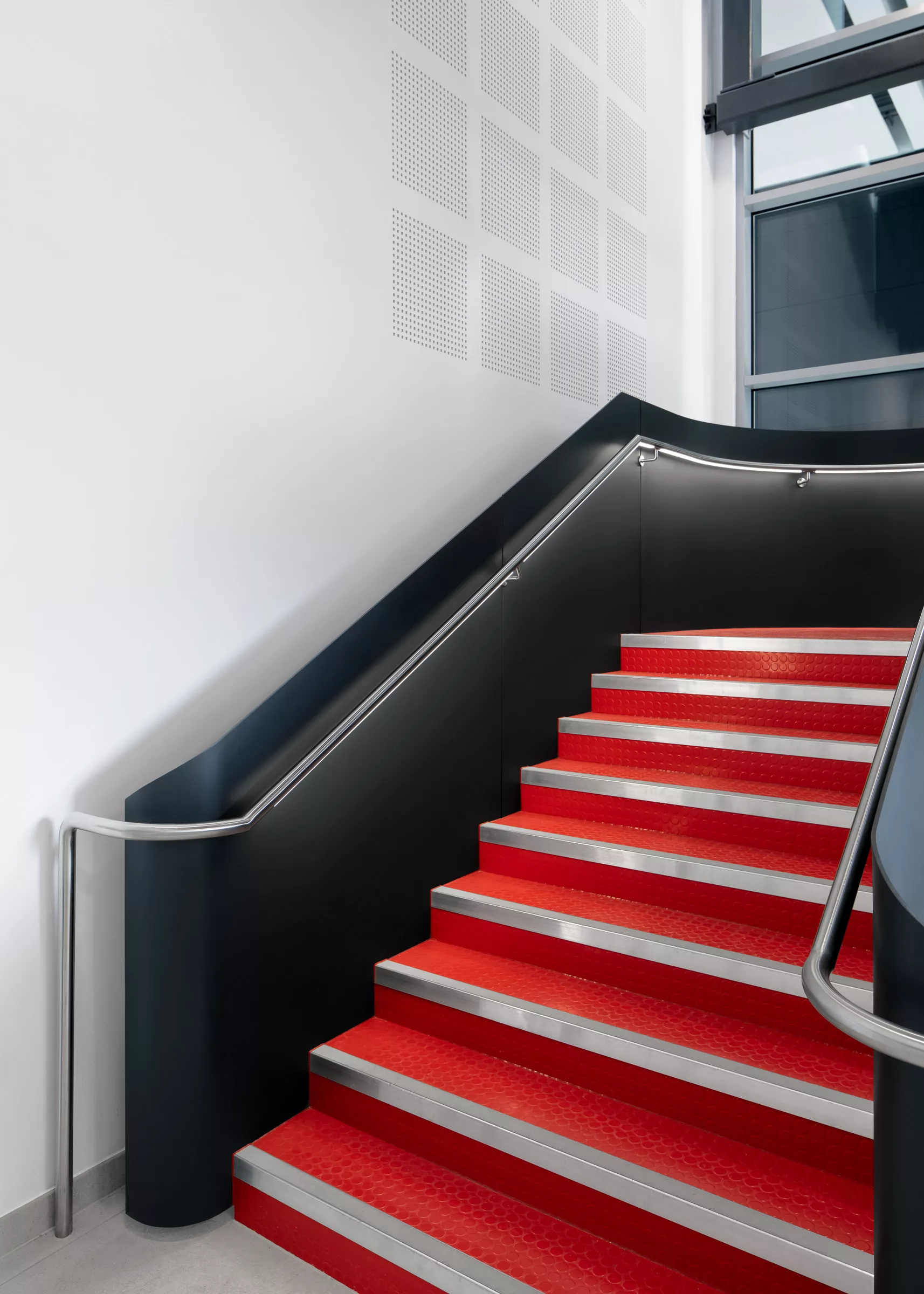 the light lab | LED Handrail | cardiff university architecture wales architectural web 8