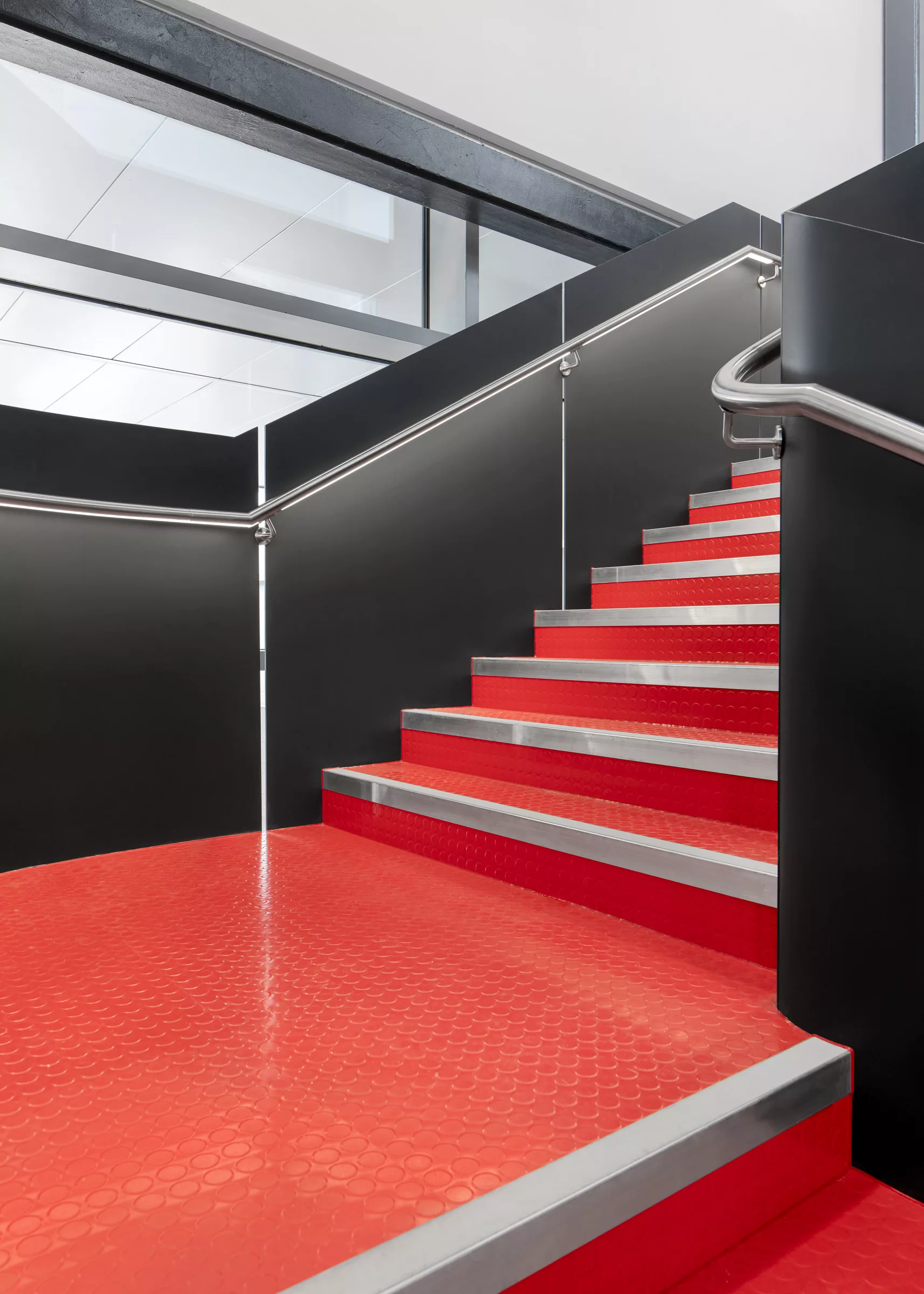 the light lab | LED Handrail | cardiff university architecture wales architectural web 8