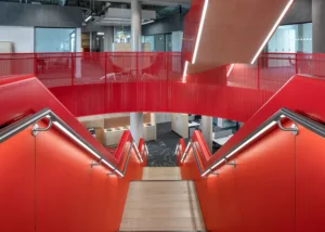 the light lab | LED Handrail | cardiff university architecture wales architectural web 8