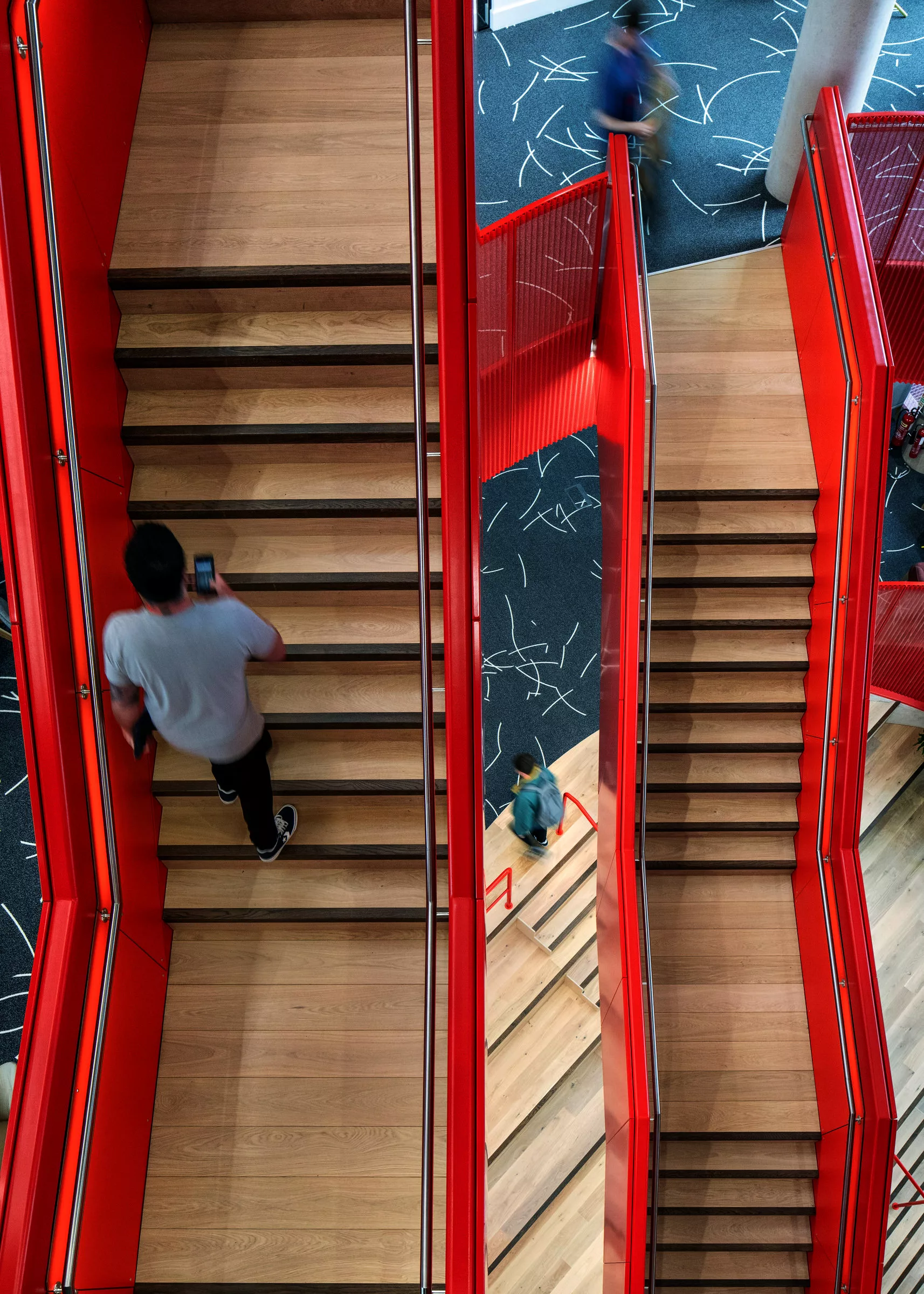 the light lab | LED Handrail | cardiff university architecture wales architectural web 8