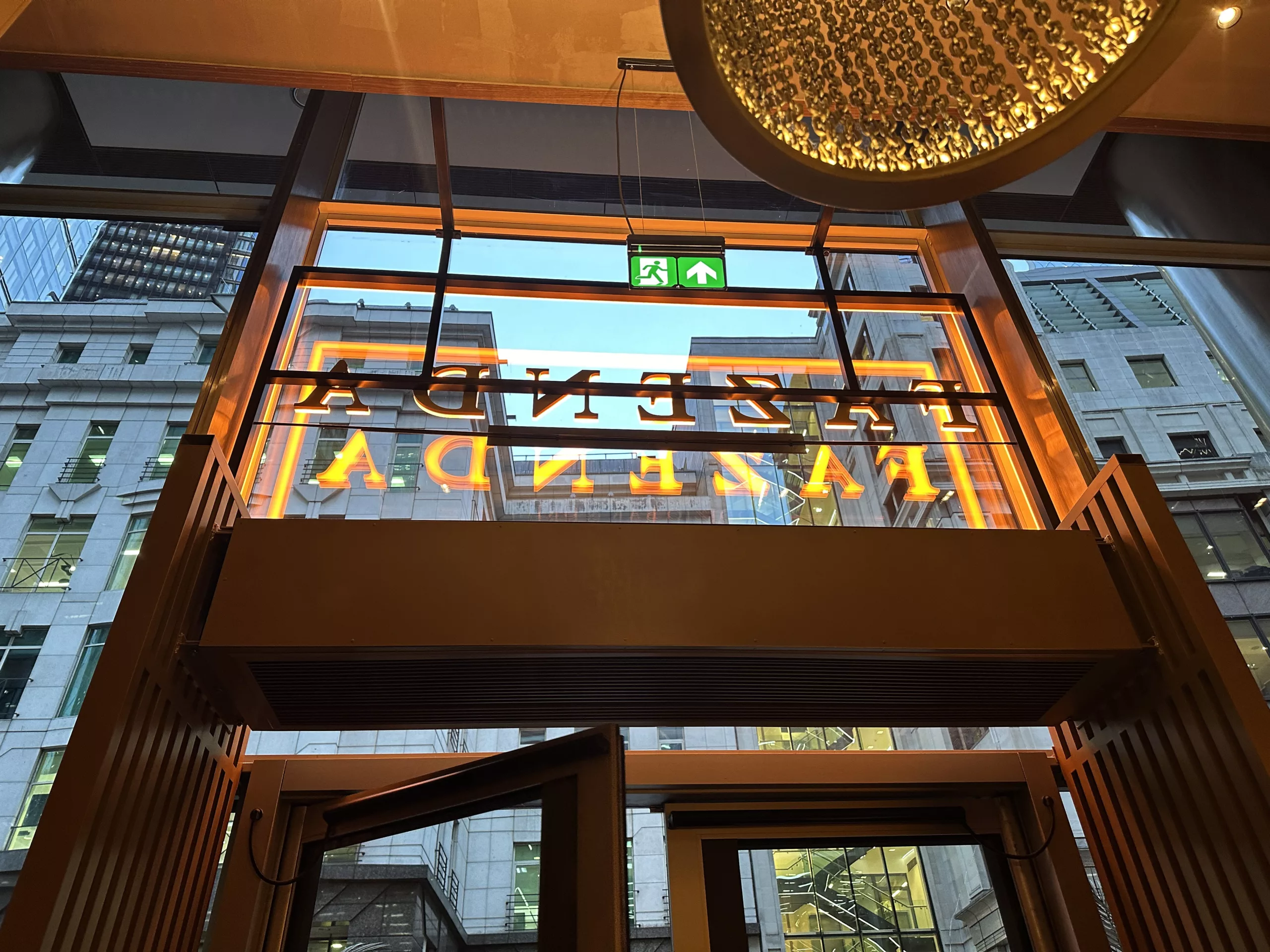 Fazenda restaurant | Bespoke signage lighting | The Light Lab | brand lighting
