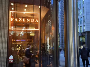 Fazenda restaurant | Bespoke signage lighting | The Light Lab | brand lighting