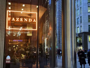 Fazenda restaurant | Bespoke signage lighting | The Light Lab | brand lighting