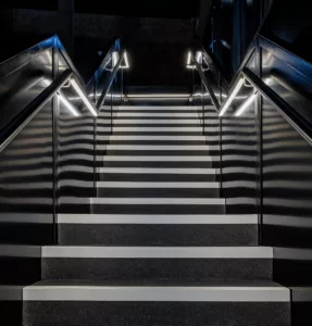 Shrewsbury Flaxmill - Bespoke LED handrail | The light lab