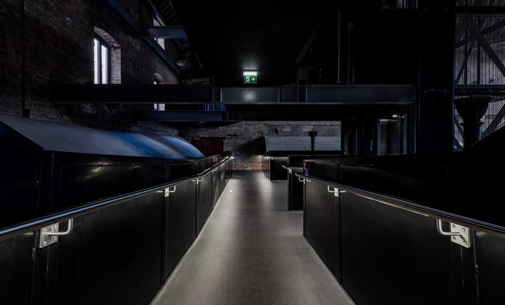 Shrewsbury Flaxmill - Bespoke LED handrail | The light lab