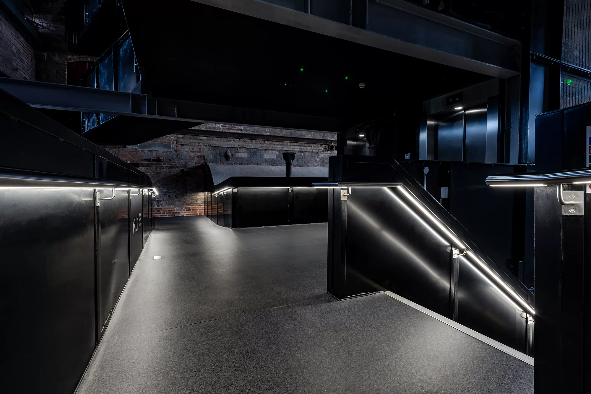 Shrewsbury Flaxmill - Bespoke LED handrail | The light lab