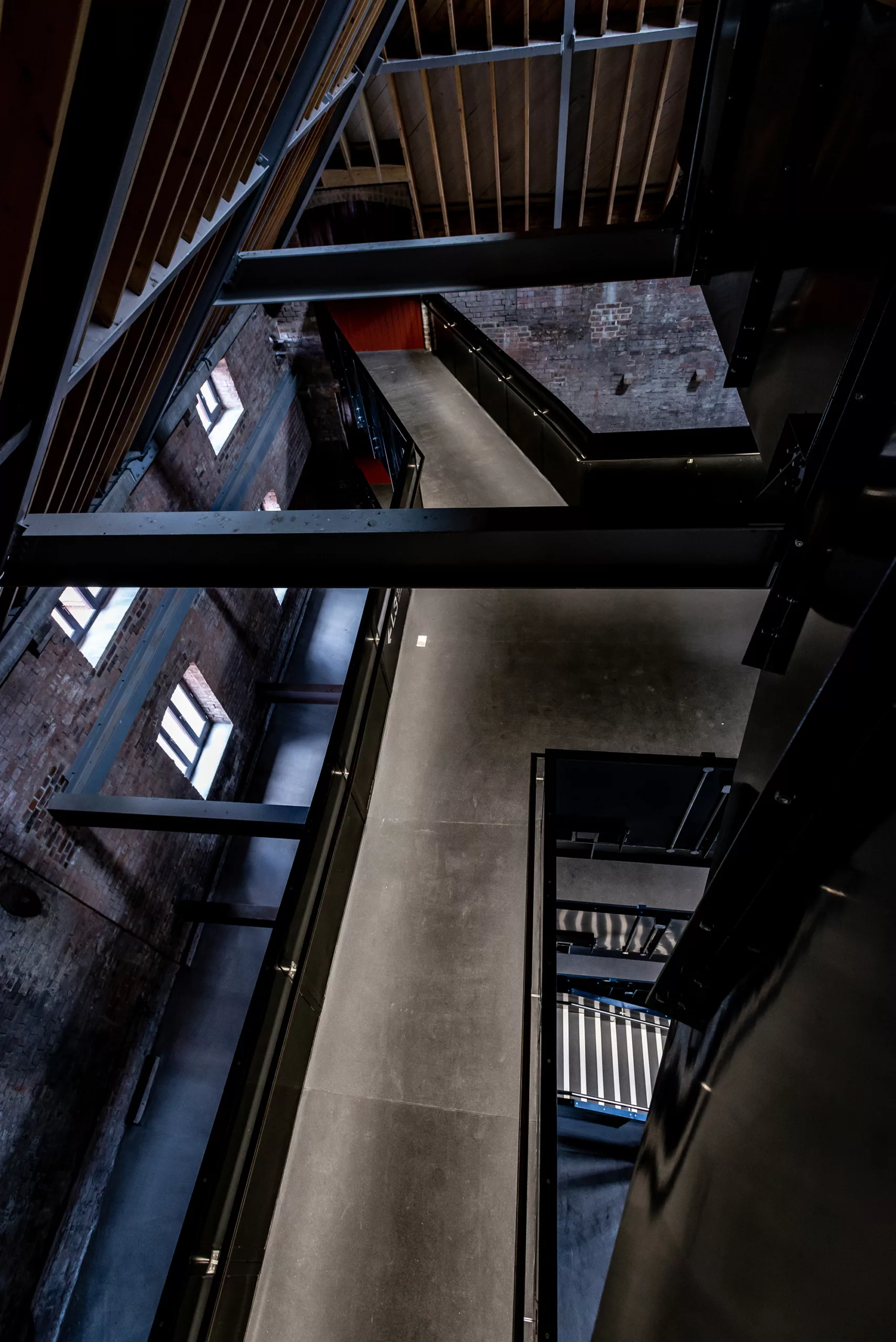 Shrewsbury Flaxmill - Bespoke LED handrail | The light lab