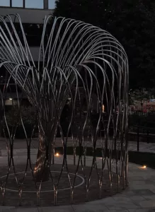 Sheffied Covid Memorial | Bespoke illuminated sculpture | The Light Lab