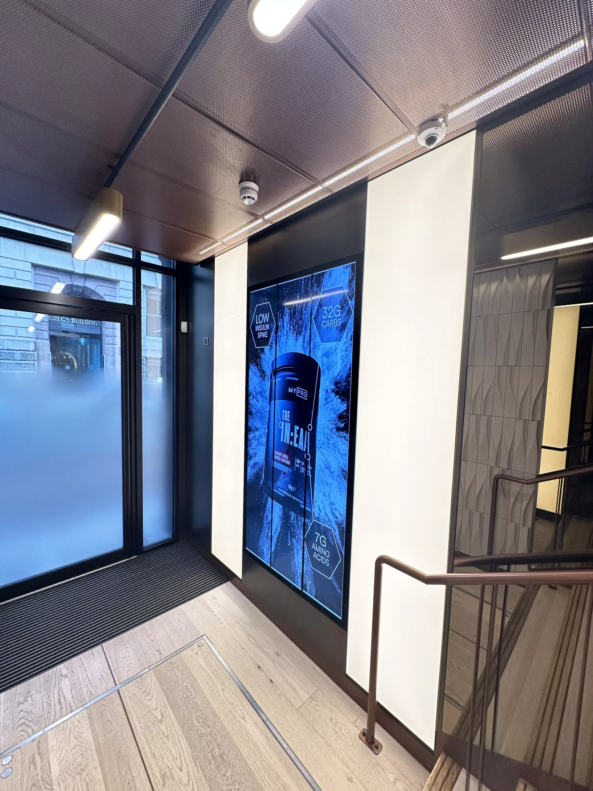 Kings Street Townhouse | The Light lab | Bespoke LED trimless panels | Gym lighting | Glowpanel