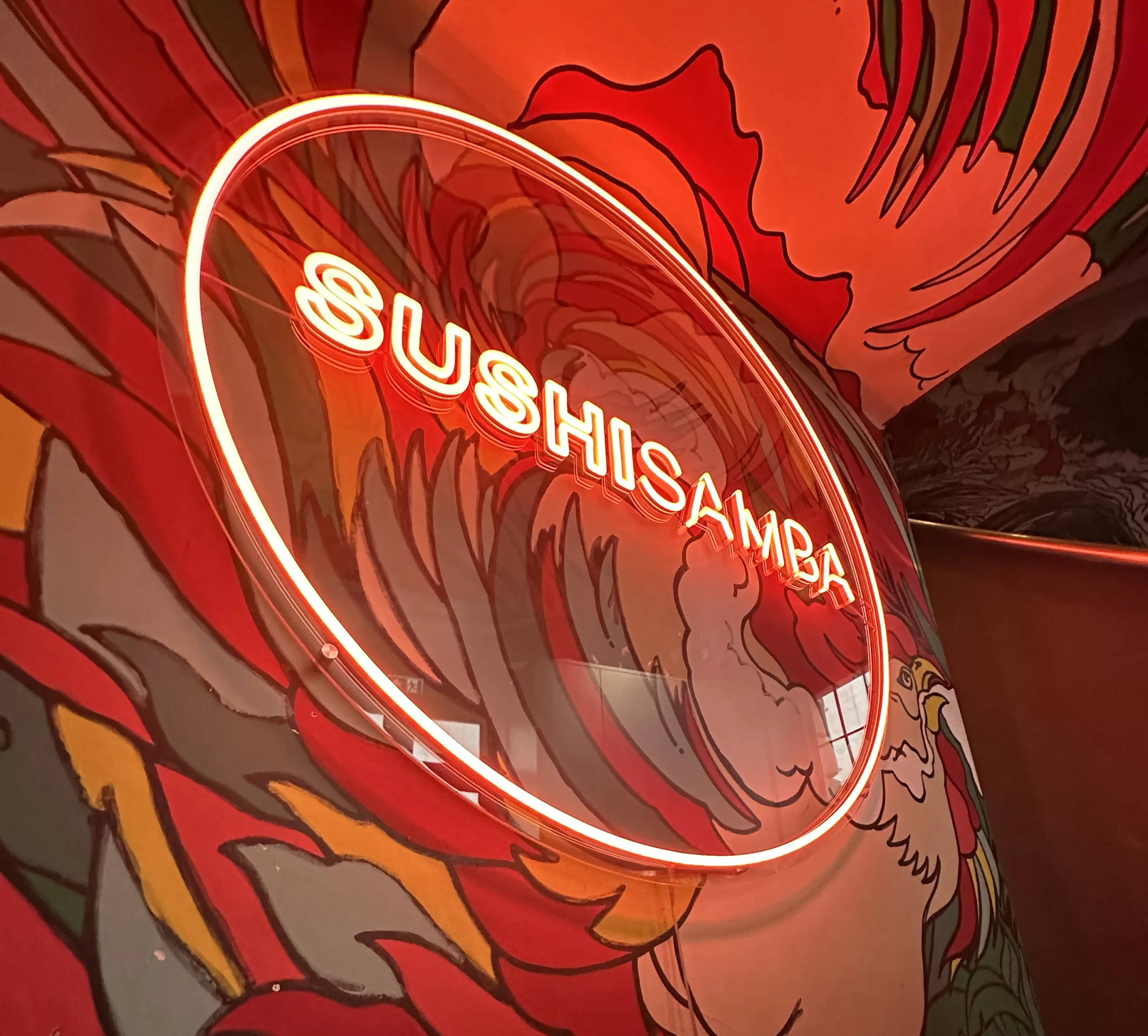 Sushi Samba | Bespoke illuminated signage | Flexible LED | The Light Lab