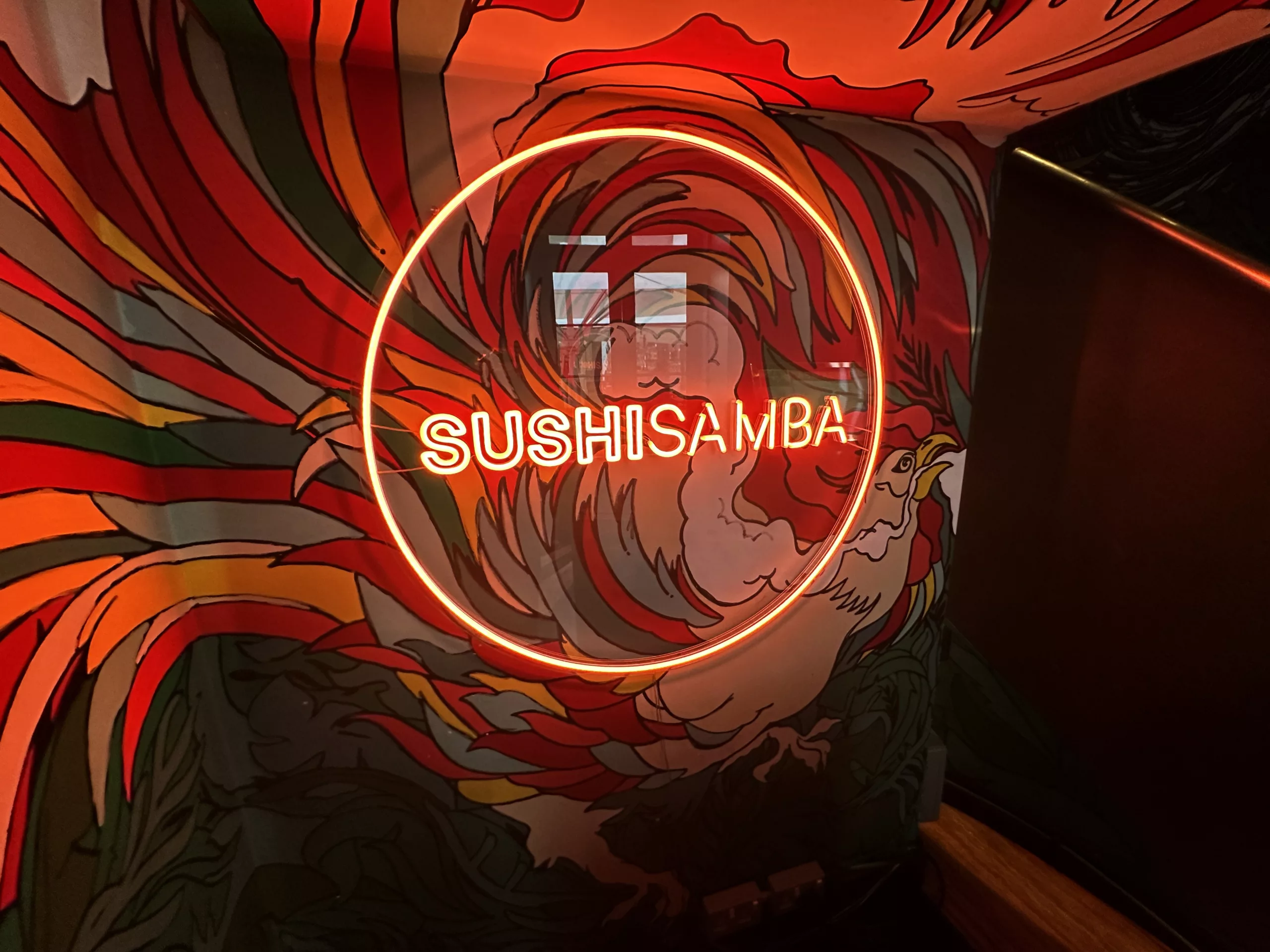 Sushi Samba | Bespoke illuminated signage | Flexible LED | The Light Lab