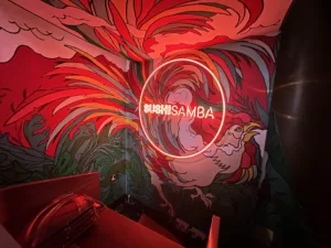 Sushi Samba | Bespoke illuminated signage | Flexible LED | The Light Lab