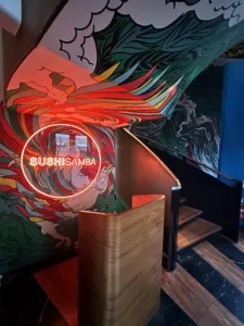 Sushi Samba | Bespoke illuminated signage | Flexible LED | The Light Lab