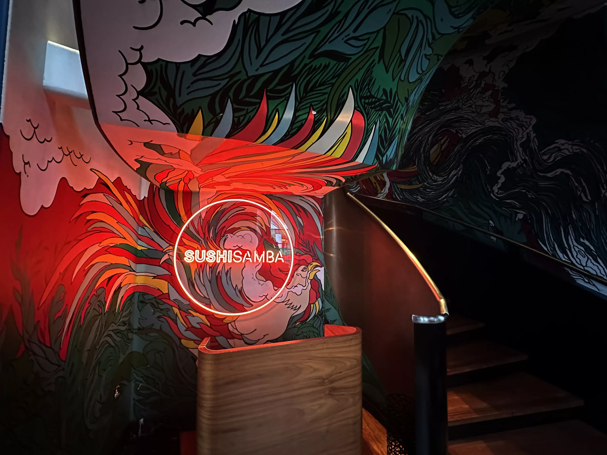 Sushi Samba | Bespoke illuminated signage | Flexible LED | The Light Lab