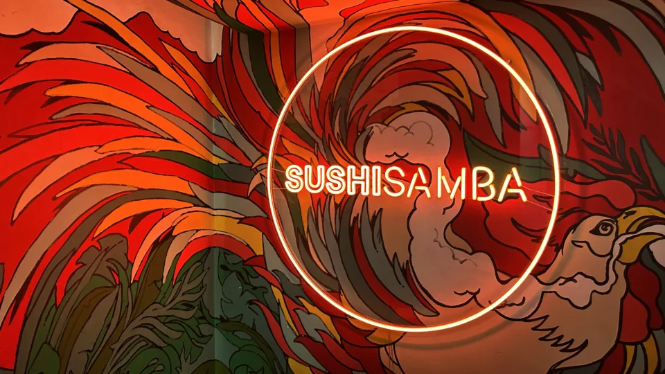 Sushi Samba | Bespoke illuminated signage | Flexible LED | The Light Lab