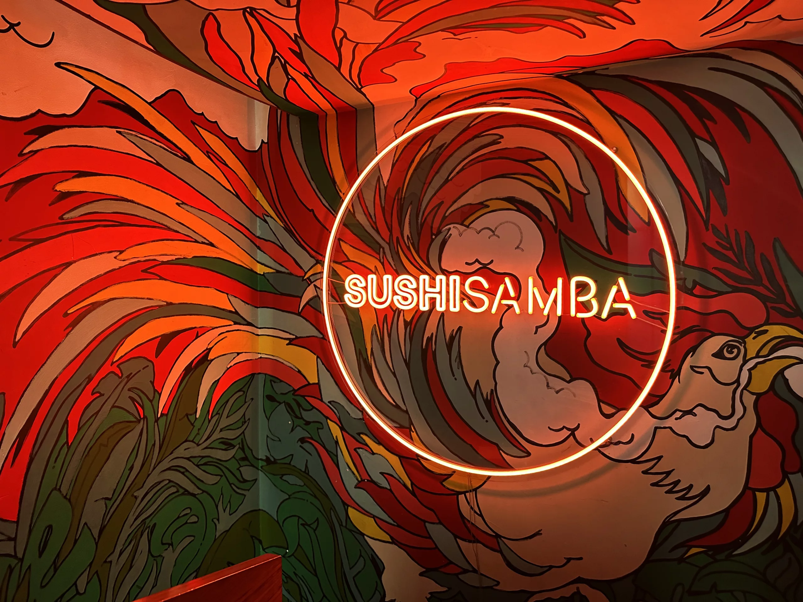 Sushi Samba | Bespoke illuminated signage | Flexible LED | The Light Lab