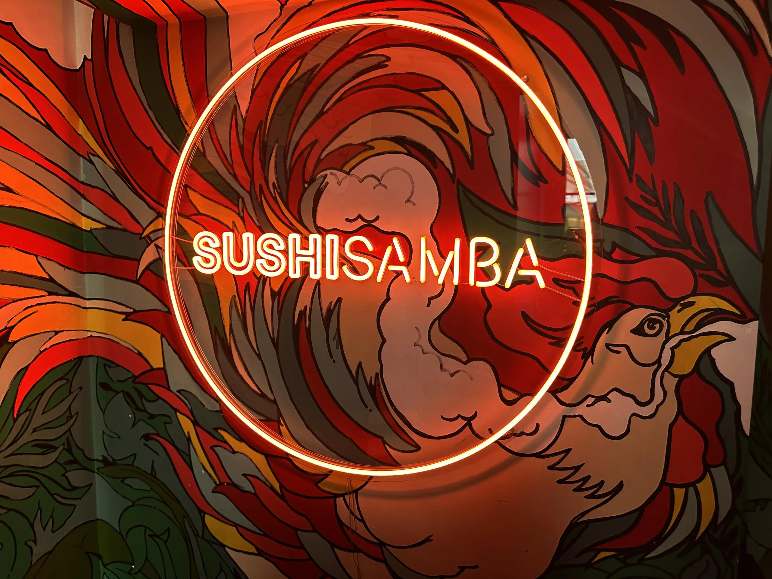 Sushi Samba | Bespoke illuminated signage | Flexible LED | The Light Lab