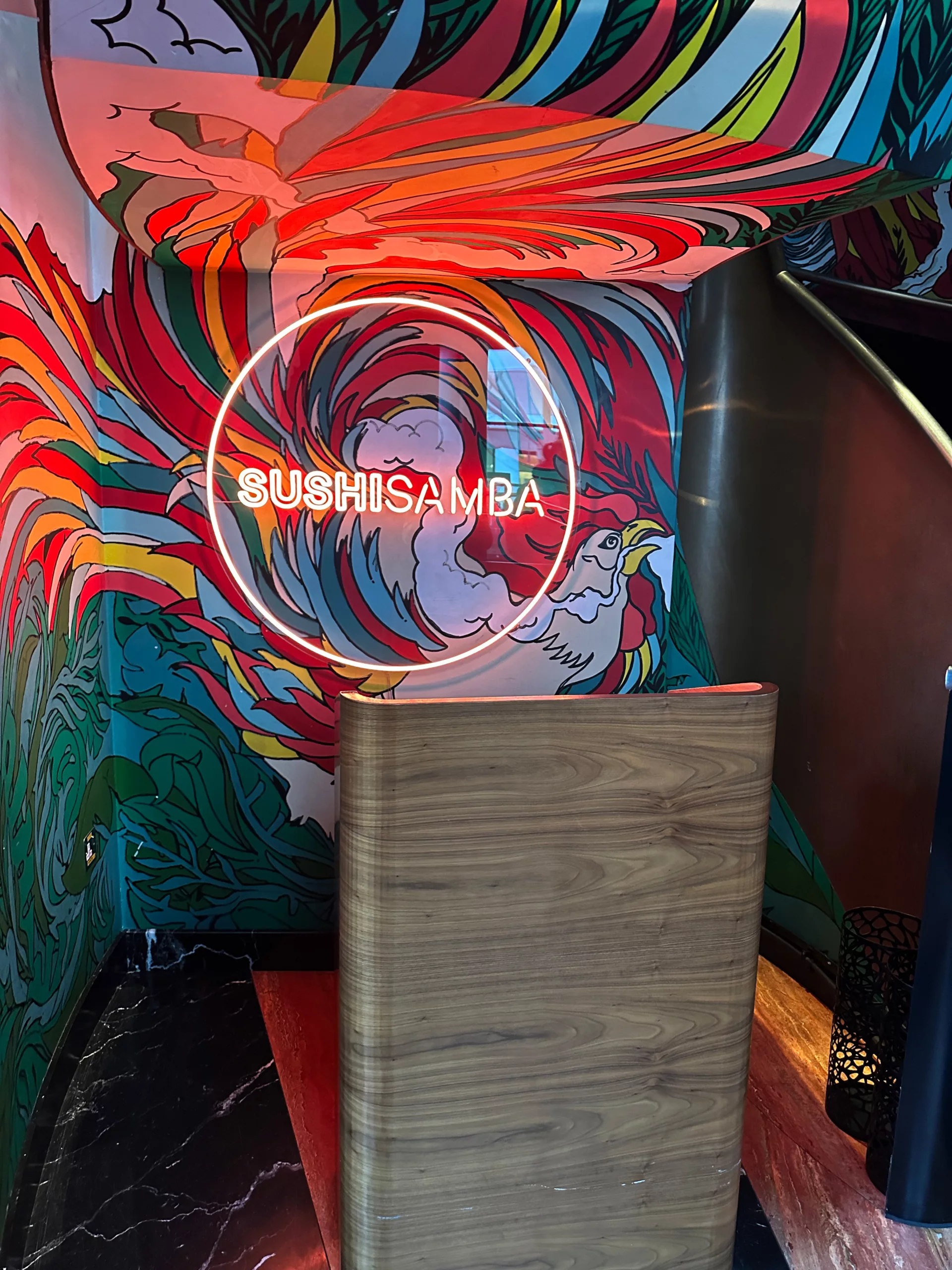Sushi Samba | Bespoke illuminated signage | Flexible LED | The Light Lab