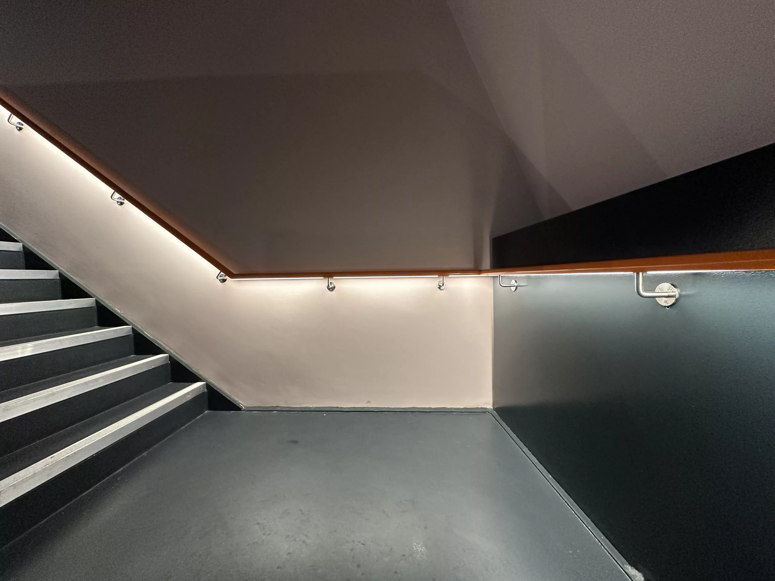 Aviva, Manchester | The Light Lab | Bespoke LED handrail