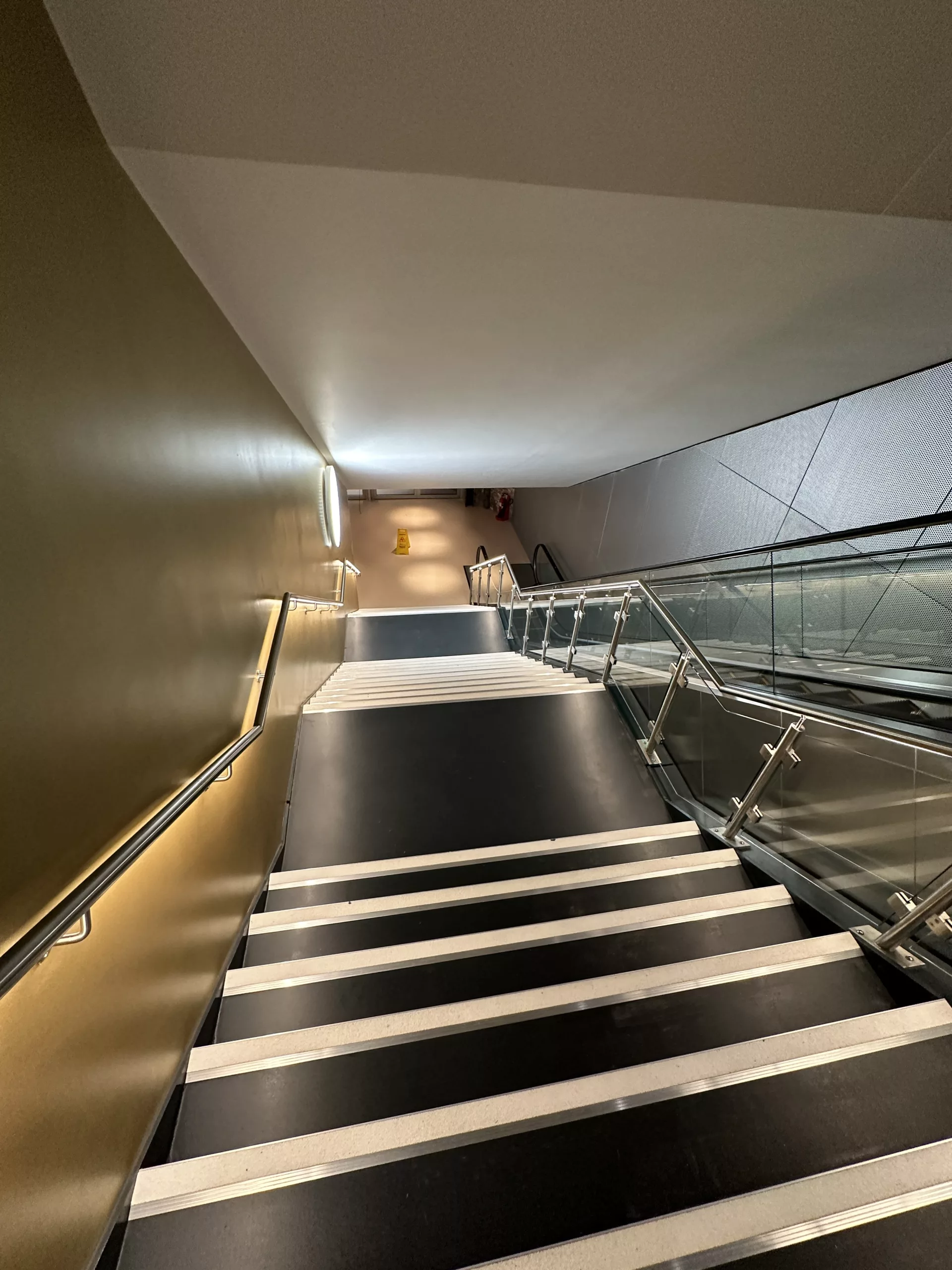 Aviva, Manchester | The Light Lab | Bespoke LED handrail