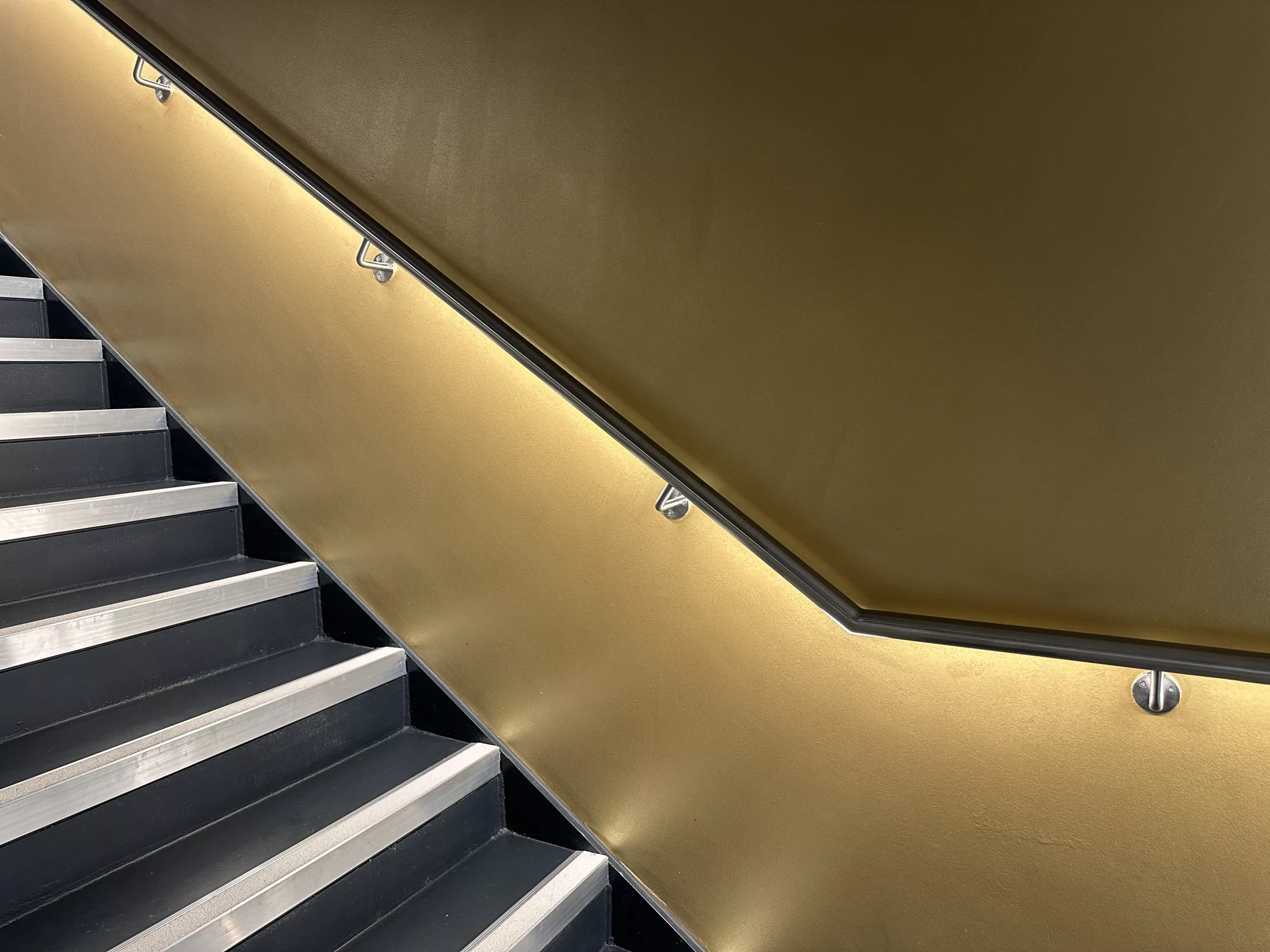 Aviva, Manchester | The Light Lab | Bespoke LED handrail