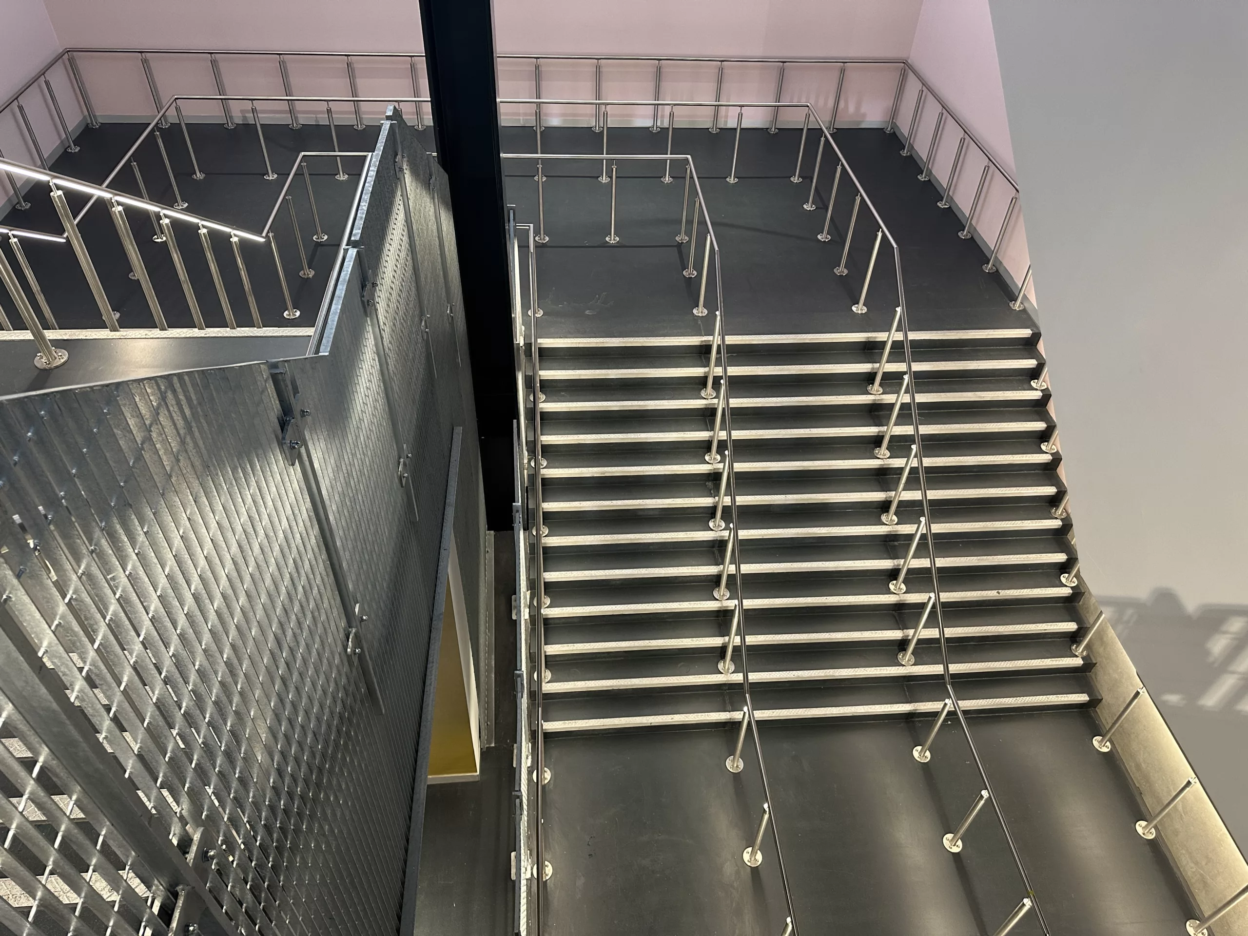 Aviva, Manchester | The Light Lab | Bespoke LED handrail