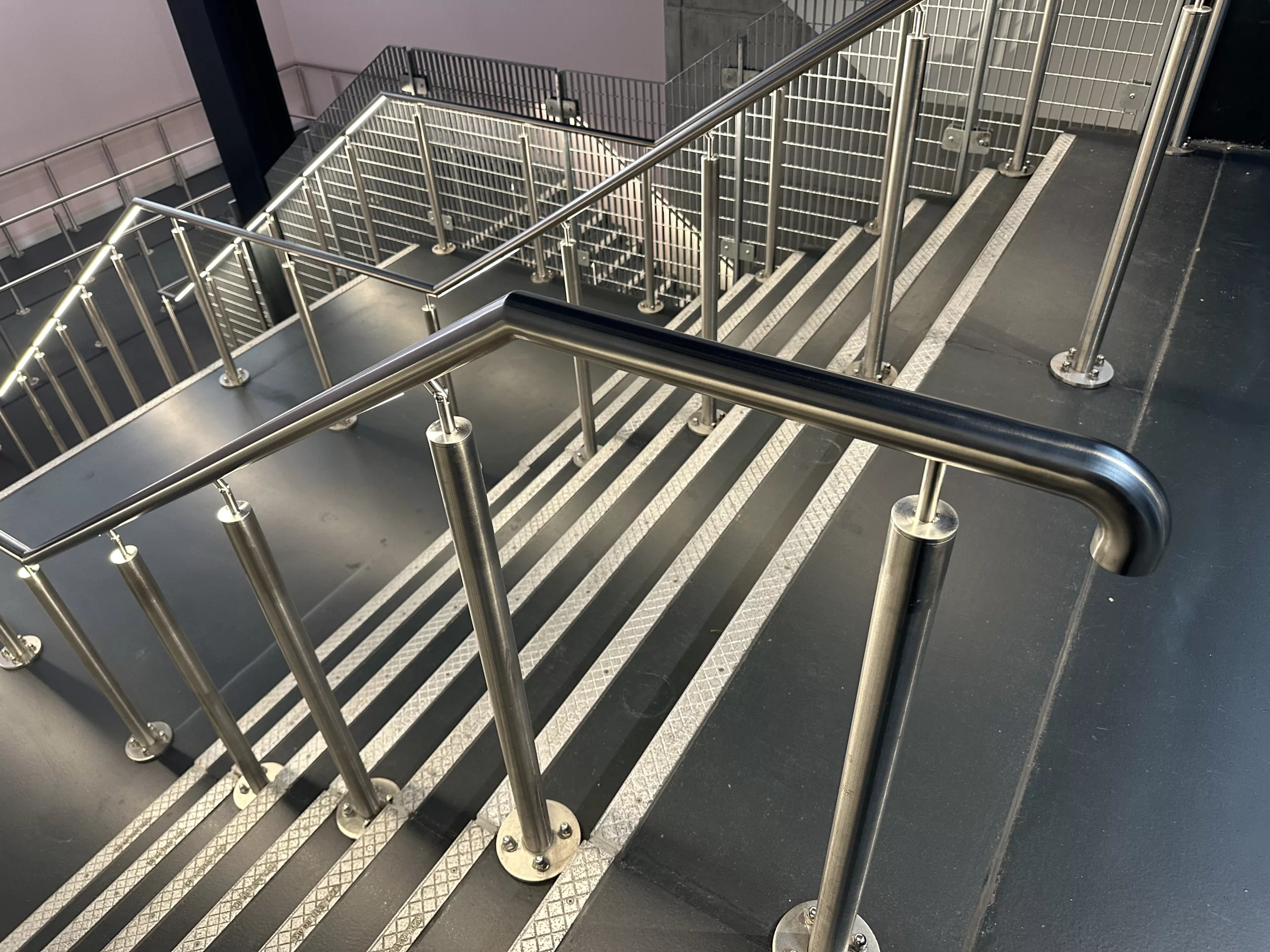 Aviva, Manchester | The Light Lab | Bespoke LED handrail