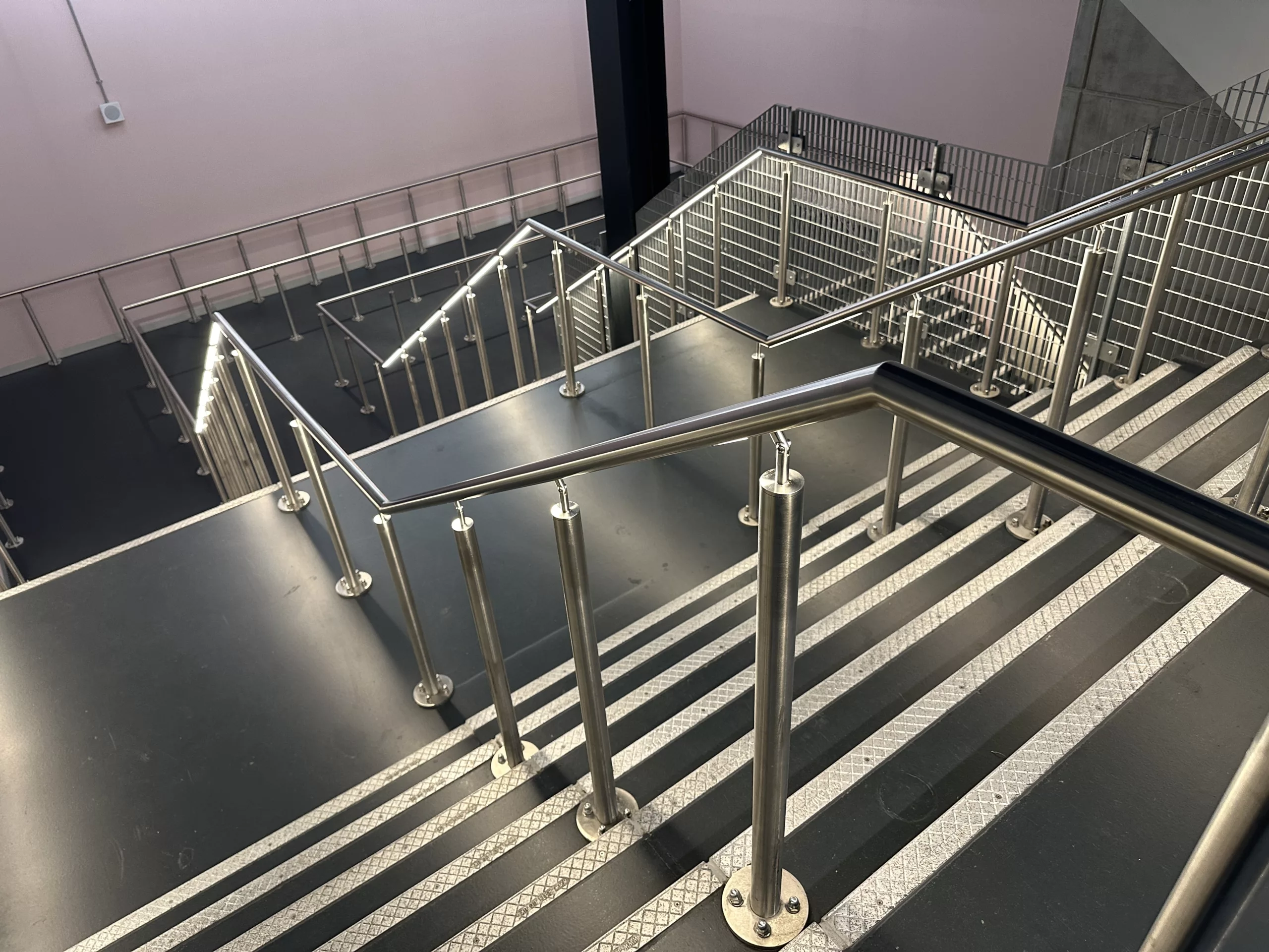 Aviva, Manchester | The Light Lab | Bespoke LED handrail