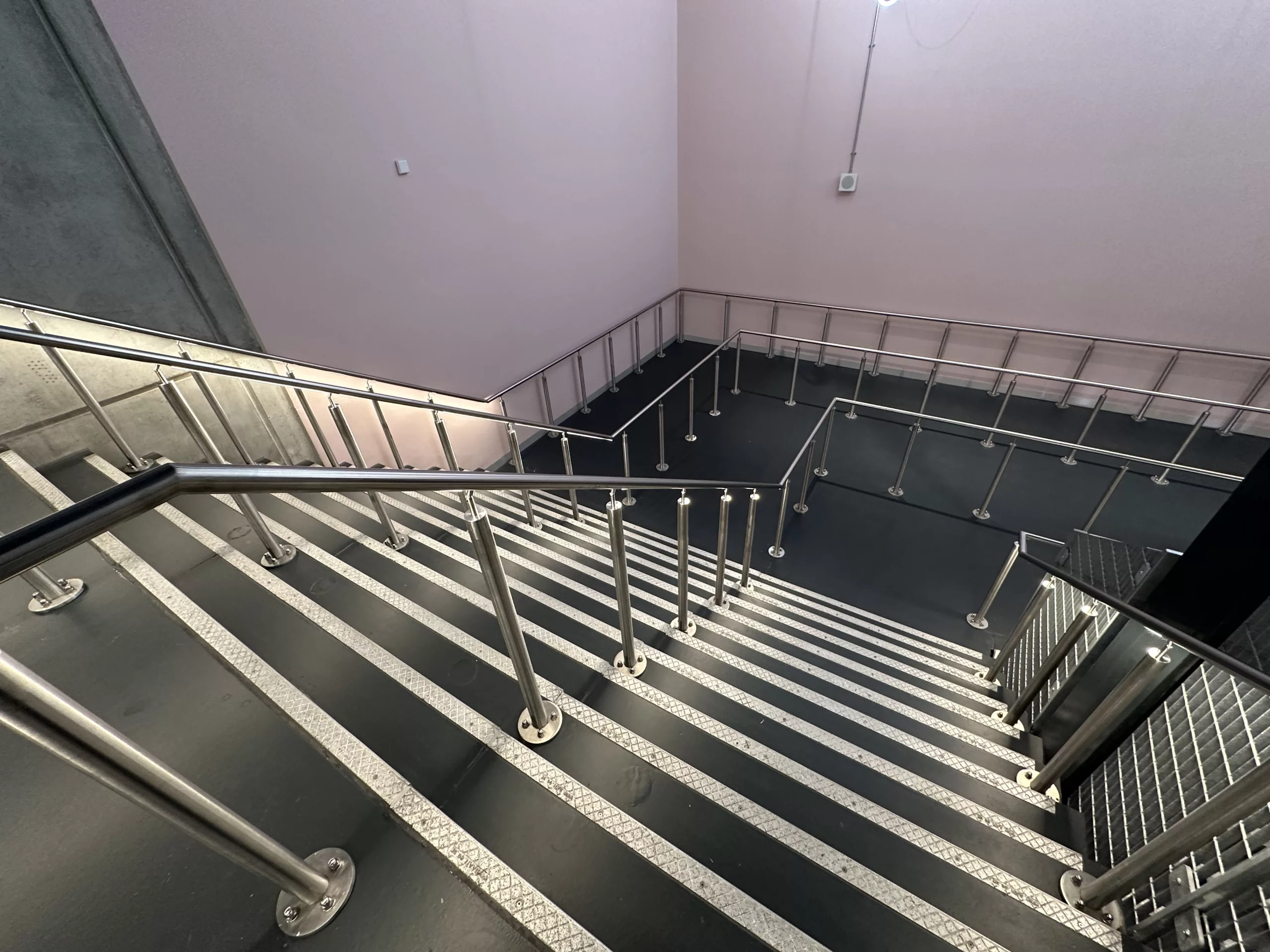 Aviva, Manchester | The Light Lab | Bespoke LED handrail