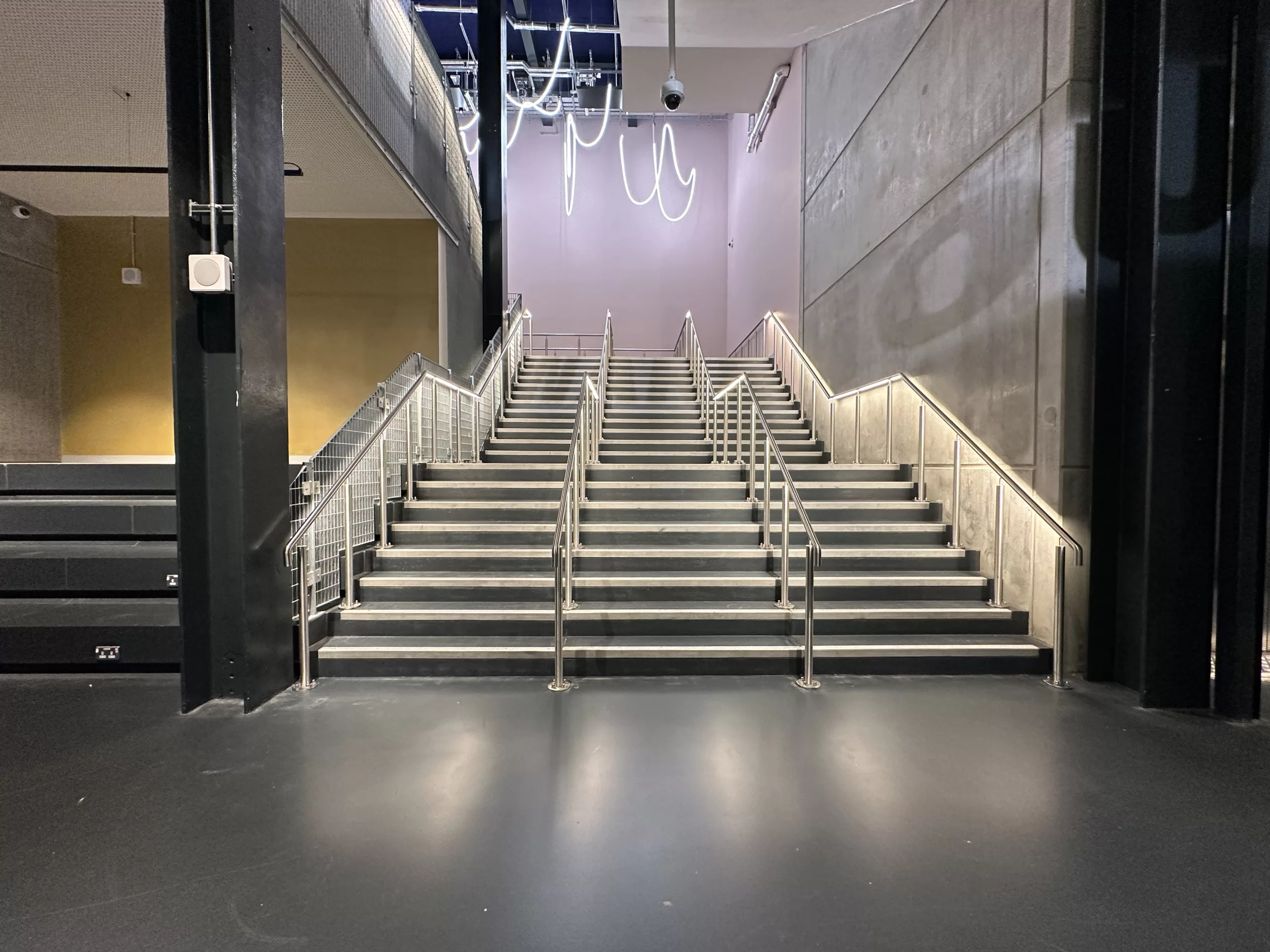 Aviva, Manchester | The Light Lab | Bespoke LED handrail