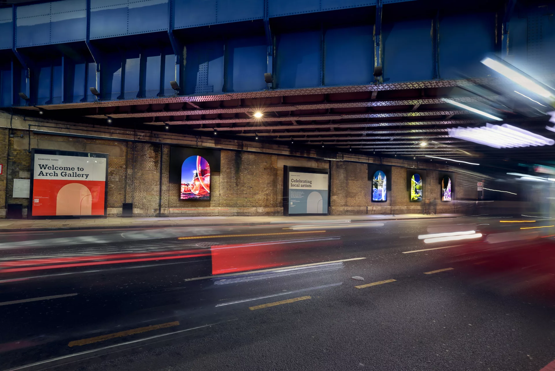 Arch Gallery Southwark St SE1 Public Art London Sola exhibition 1
