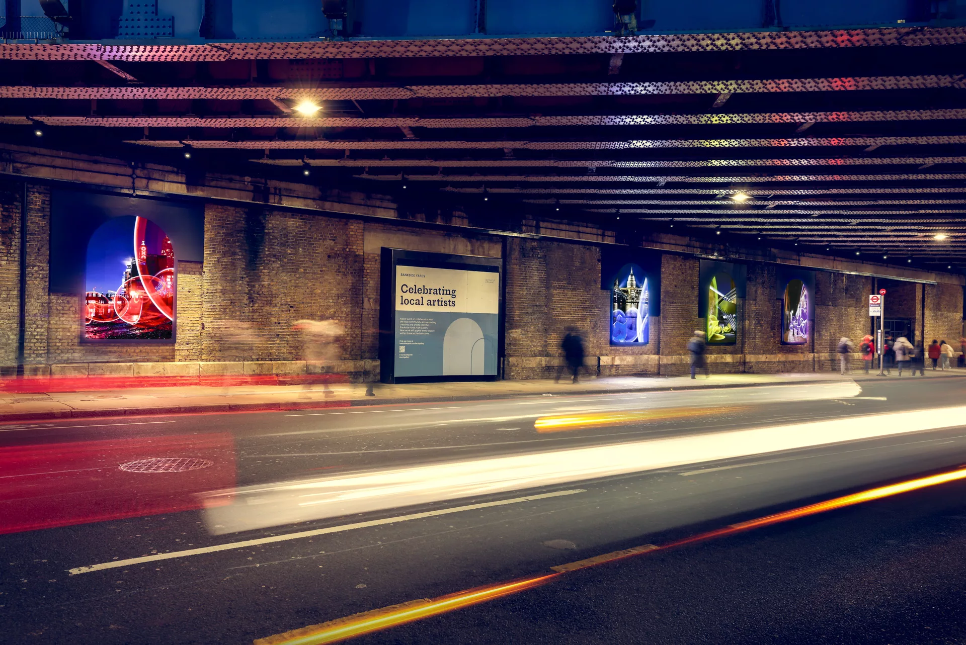 Arch Gallery Southwark St SE1 Public Art London Sola exhibition 6