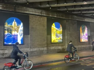 Bankside Yards | Custom lightbox | The Light Lab
