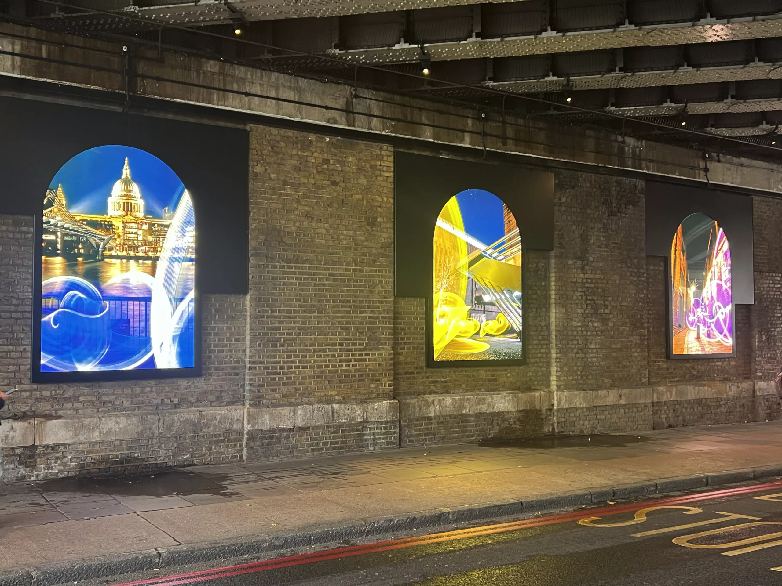 Bankside Yards | Custom lightbox | The Light Lab