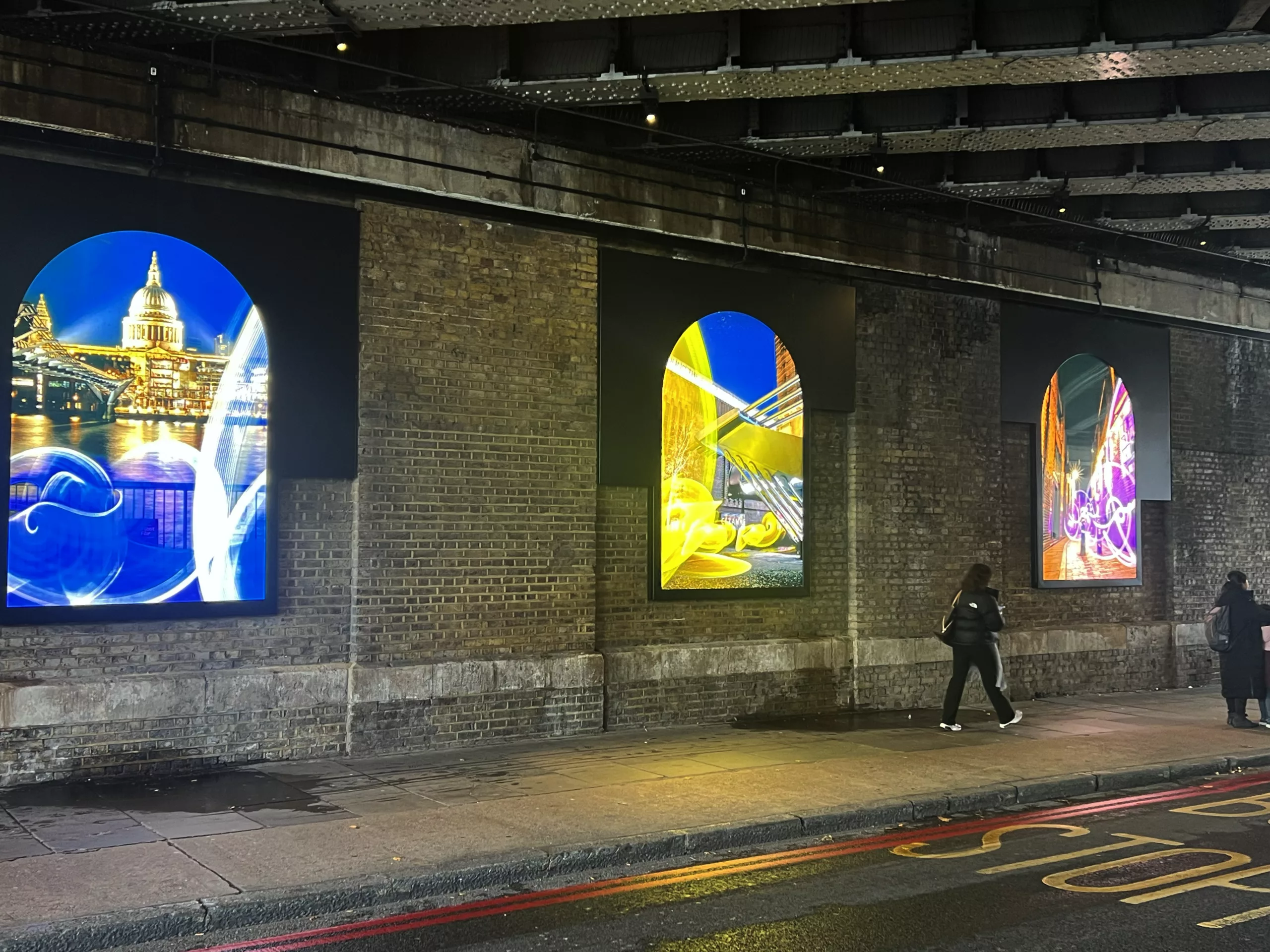 Bankside Yards | Custom lightbox | The Light Lab